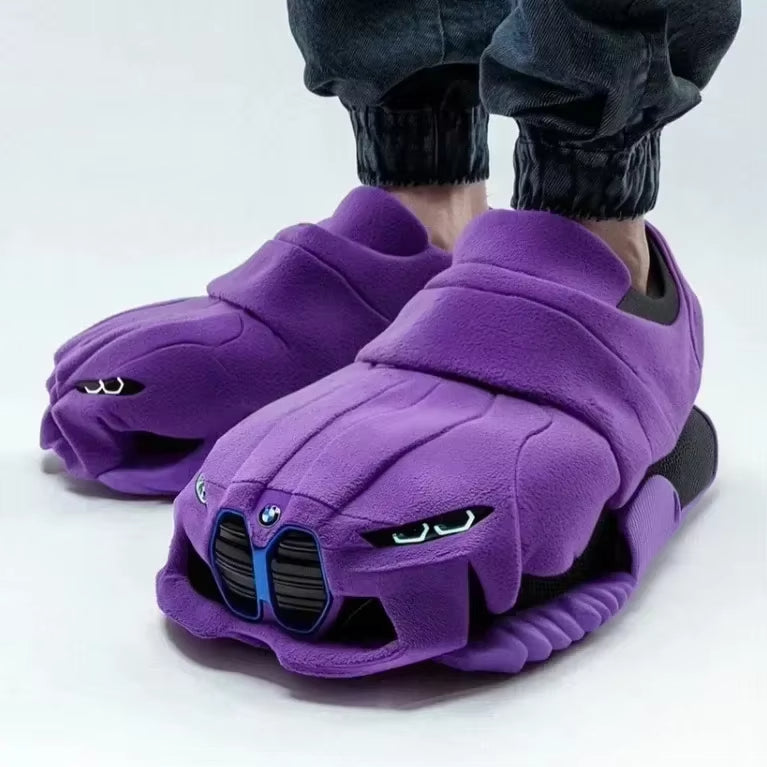 Car Plush Slippers