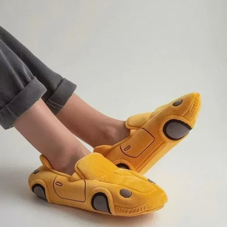 Car Plush Slippers