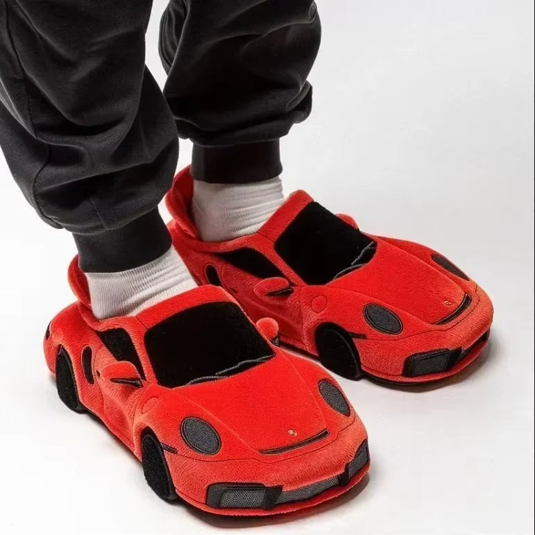 Car Plush Slippers