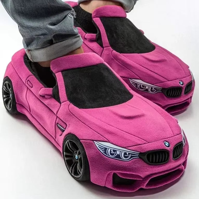 Car Plush Slippers